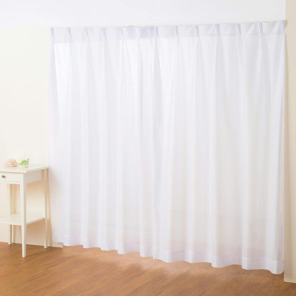 Specialty Hard To See from Outside Mirror Lace Curtain 100cm X Length 193cm Set of 18 Sizes Image Heat Thermal UV Cold Heat for Single Living [Curtain