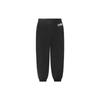 Sports Life Series Solid Color Drawstring Loose Casual Sweatpants Men Bottoms Black AYKS315-2
