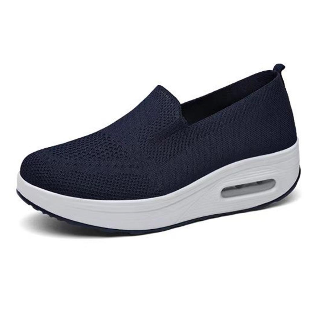 Женские повседневные кроссовки Slip on, дышащие, с сетчатым верхом, для бега, ходьбы, езды на велосипеде, вождения