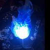 Halloween Floating Fireball Prop Mysterious  Plastic Suspension Flame Lamp