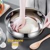 Чаша из нержавеющей стали: Большая миска для подготовки продуктов, теста, выпечки и кухонного использования