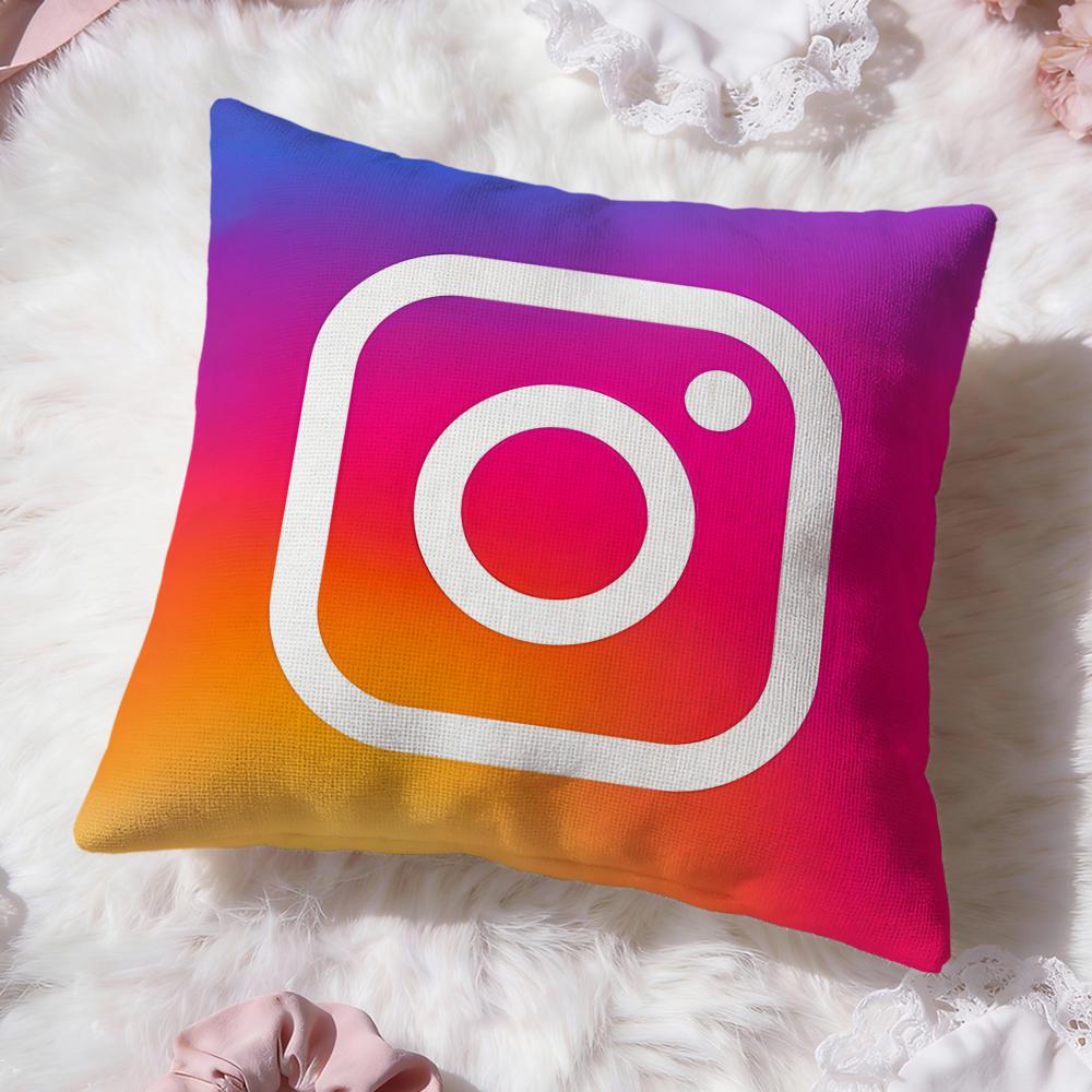 Горячая I-IInstagram Наволочка Мягкая Стирающаяся Подушка Чехол Многоцелевой для Дивана Кровати Путешествий Офиса