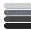 Felt Pin Board Bar Strips Self Adhesive Bulletin Board Felt Memo Board Paste Photos Notes Schedules for Office Kitchen Bedroom Wall Decoration