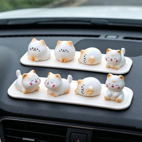 Миниатюрная фигурка кошки из смолы Yousheng, милые модели животных-кошек, миниатюрные украшения для топпера торта, микро-ландшафта, кукольного домика, сада, дома, стола