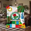Blackburn Rovers Football Print Flannel Blanket Soft Warm Sofa Bed Throw Blanket For Home Office Bedroom