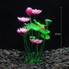 Aquarium Artificial Lotus Plants Water Grass Decoration Fish Tank Landscaping