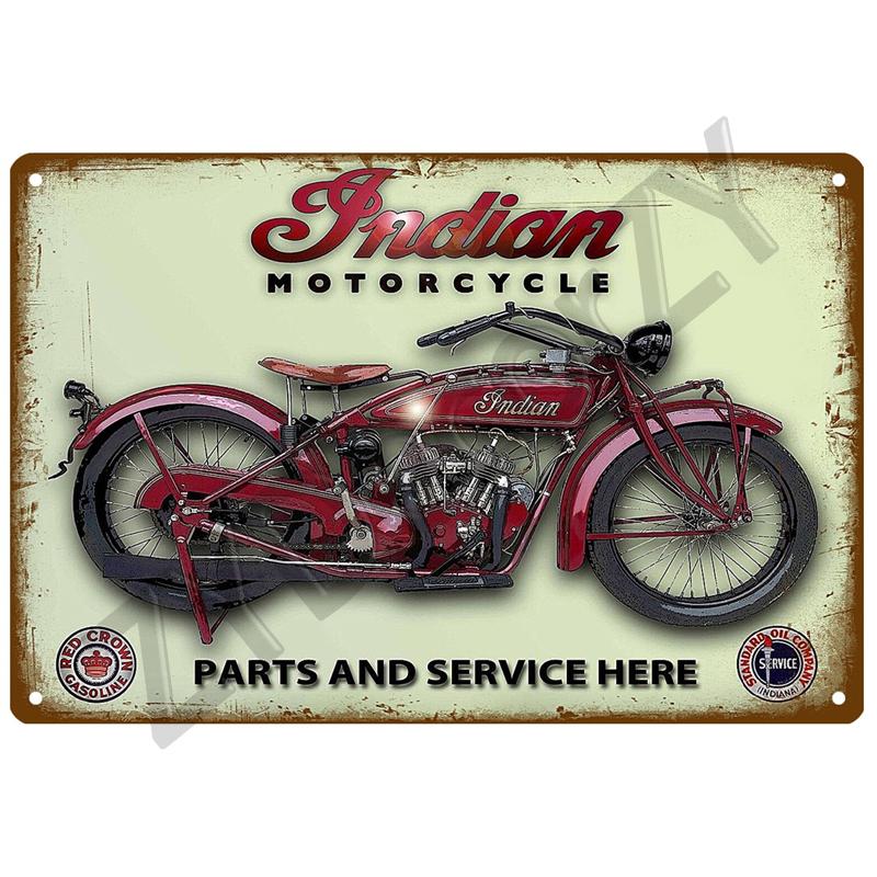 Индия Moto For The Garage Plaque Metal Sign Vintage Wall Poster Vintage Retro Room Home Industrial Hanging Decor Art Tin Sign