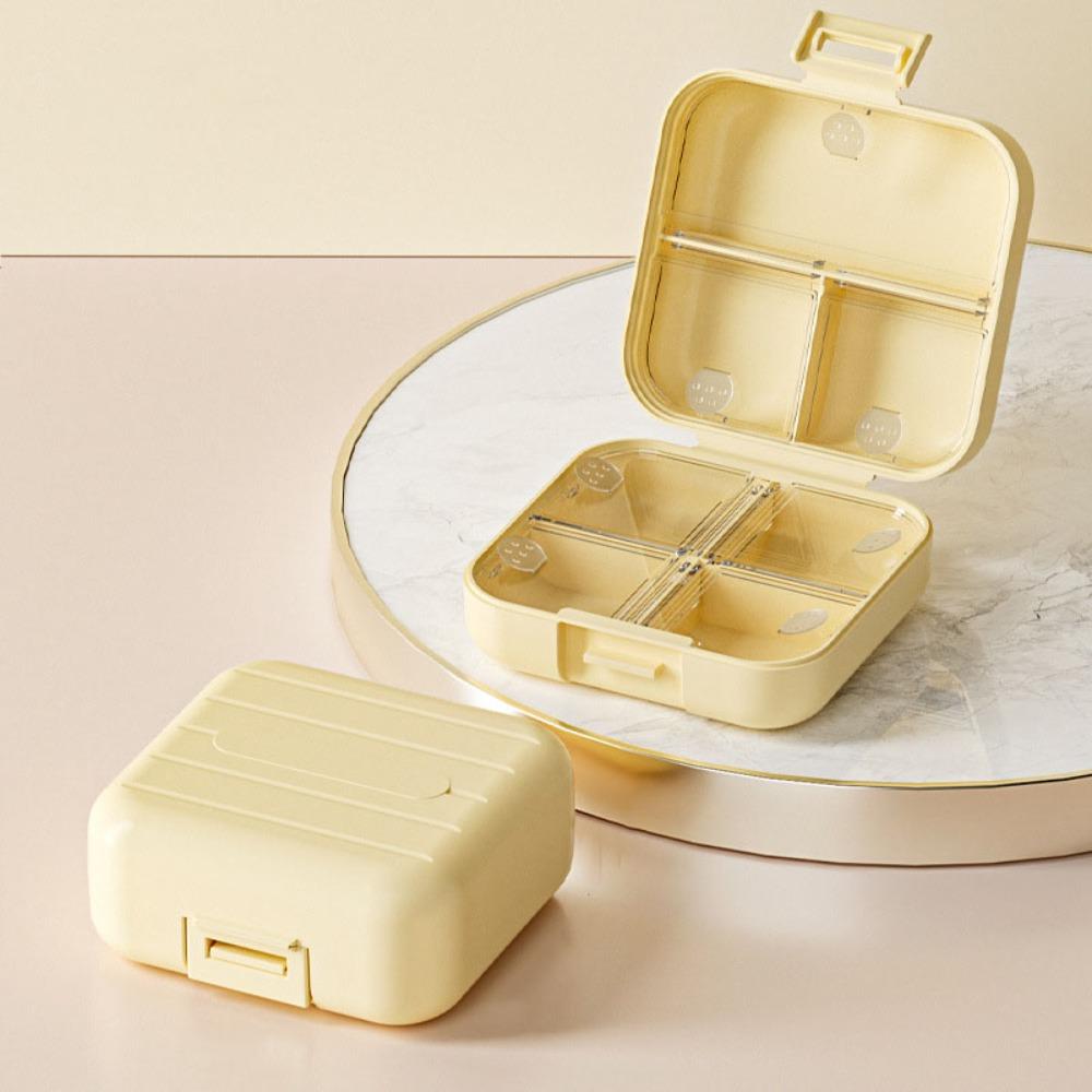 Portable Jewelry Box Mini Storage Box Durable Pill Case Earrings