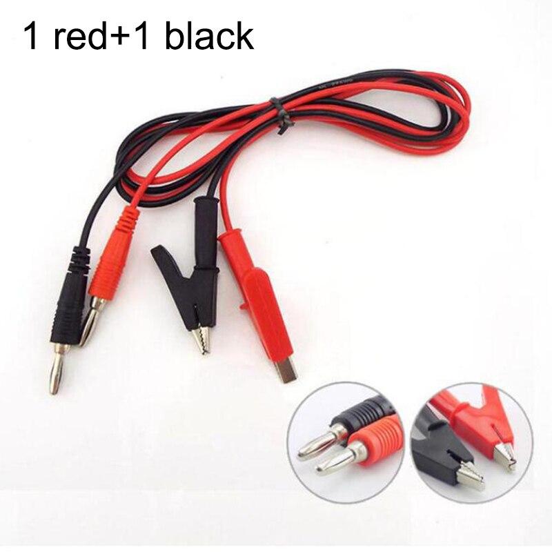 4 мм штекер типа «банан» двойной кабель с зажимами типа «крокодил» удлинитель шнура разъем тестовый провод зонд для электрического тестирования своими руками