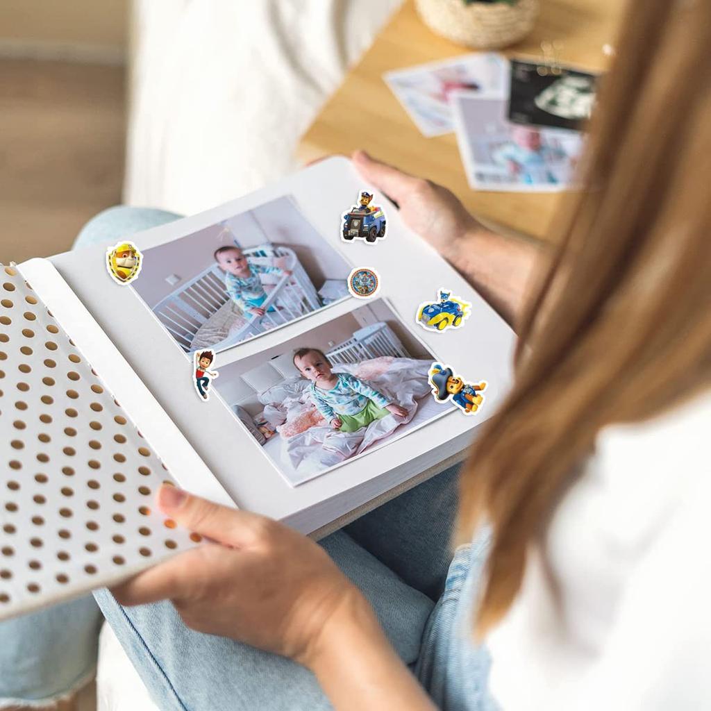 For Paw Patrol Stickers 3D Anime for Paw Patrol Stickers 12 Pieces for Children Infants Reward Stickers Cute Puffy Stickers DIY Calendar Notebook Wall
