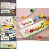 Wooden Bead Stringing Toy For Kid Fine Motor Skills And Parent Child Play