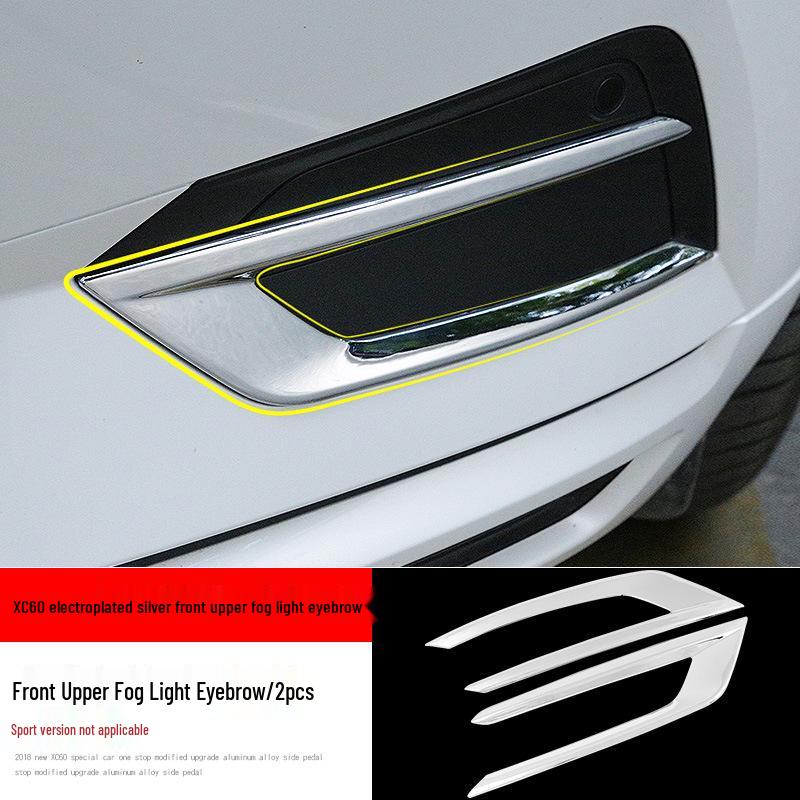 Volvo XC60 Fog & Tail Light Trim Bright Strip Kit