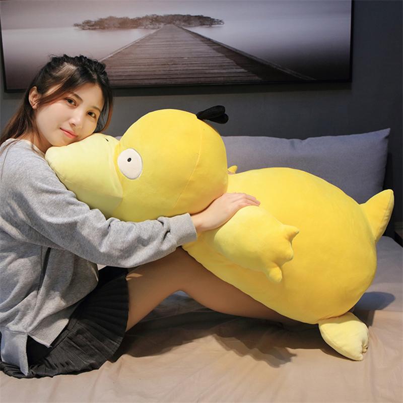Kawaii Psyduck daze Yellow Duck Plush Pokemon Big Size Soft Pillow Home Decoration Sofa Doll toys for Children Girlfriend Gift