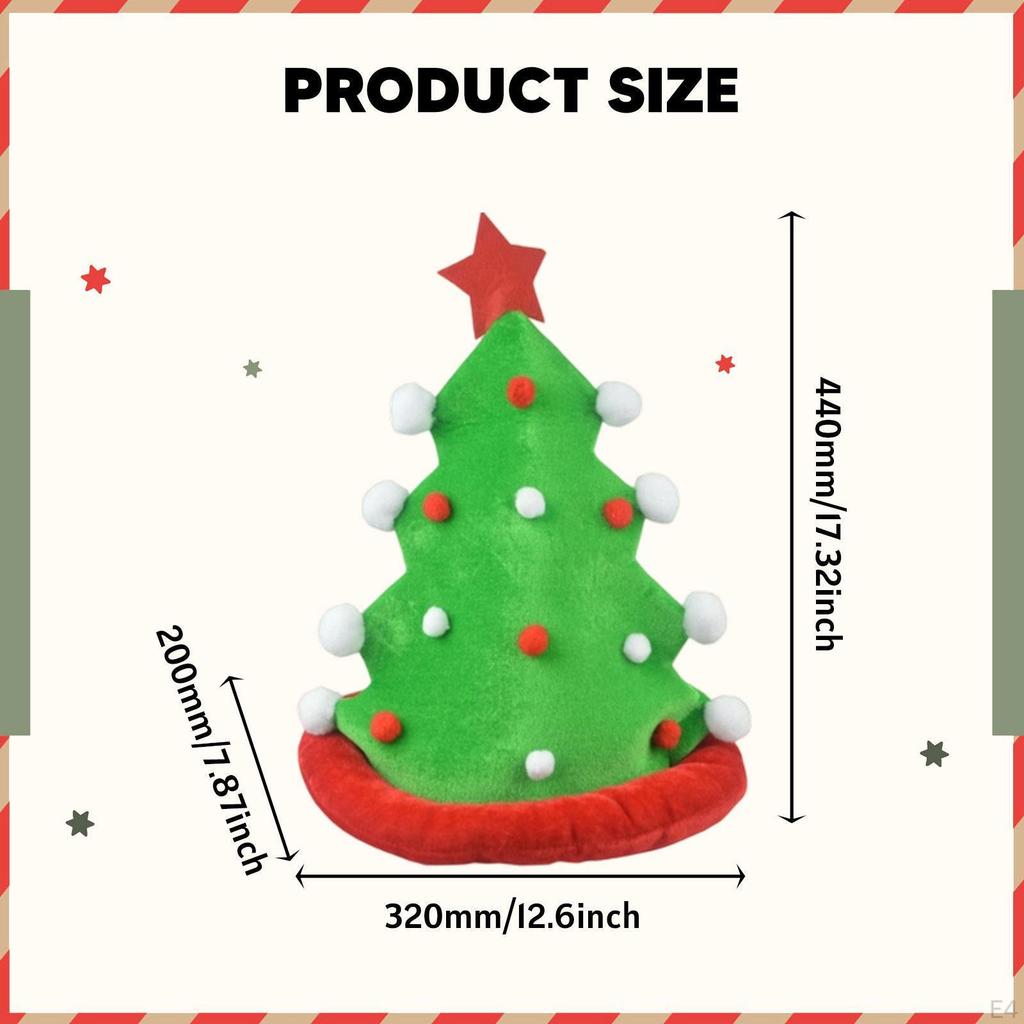 Рождественская шляпа Декор Головной убор для рождественской вечеринки Реквизит для сцены Ночной клуб