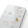 Midori Pocket Diary Notebook 2025 Mini Monthly Cat Pattern 22293006 (Starting from January 2025)
