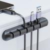 Клейкие зажимы для держателя кабеля, органайзер для проводов, USB-кабель для зарядки, кабель питания для прикроватной тумбочки, кабель для мыши