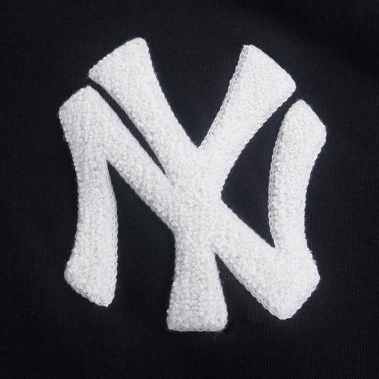 New Era SS21 Серия MLB Нью-Йорк Янкиз Пуловер Дизайн с принтом на груди Толстовка Мужская толстовка Черный 12558002
