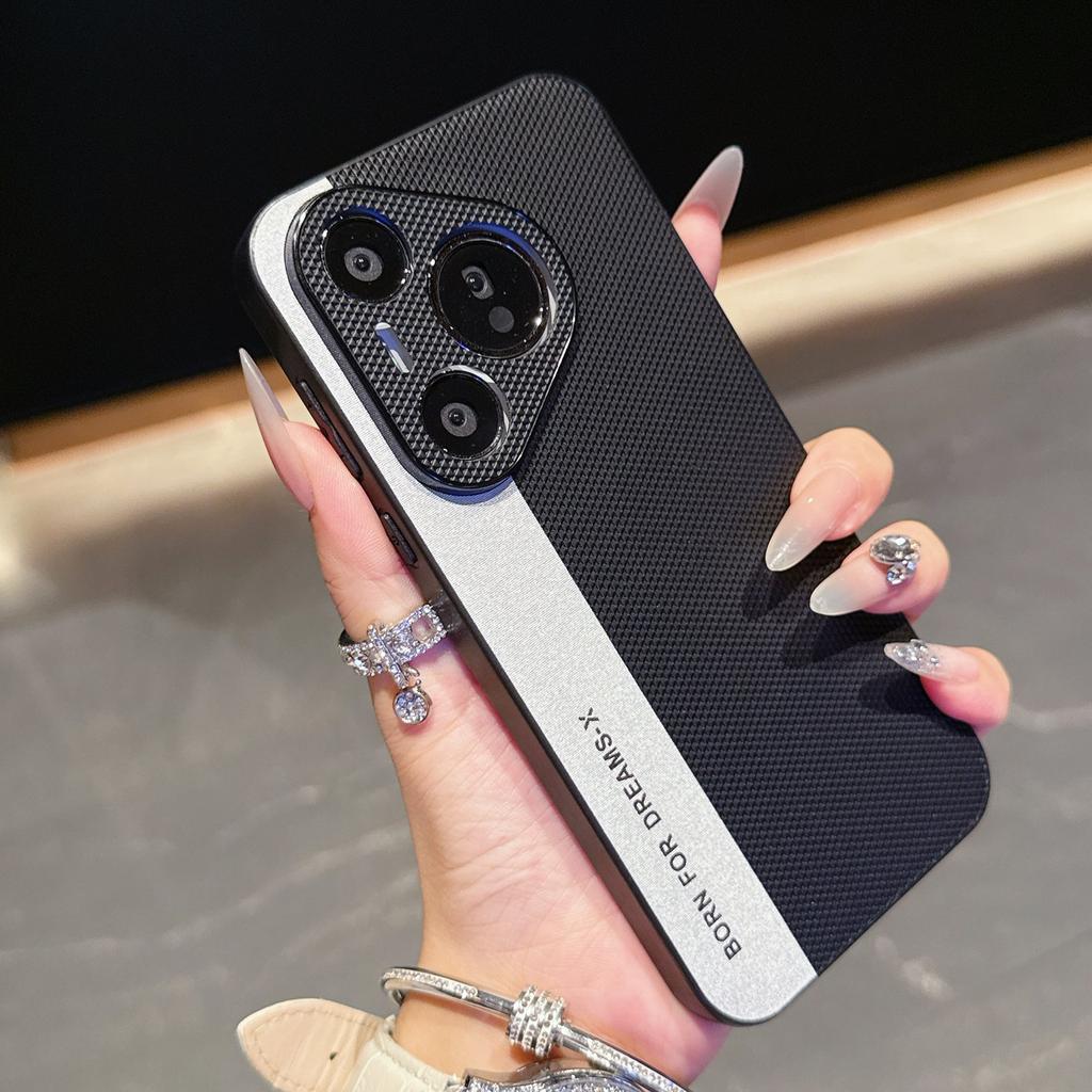 Сшитый Цвет Матовый Для Magsafe Магнитный Чехол Для Huawei Pura 80 70 P60 Mate 70 60 50 Pro Plus Рельефный Узор Ударопрочный Чехол