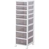 Комод Iris Ohyama Super Clear, БелыйПрозрачно-коричневый, SCE-440