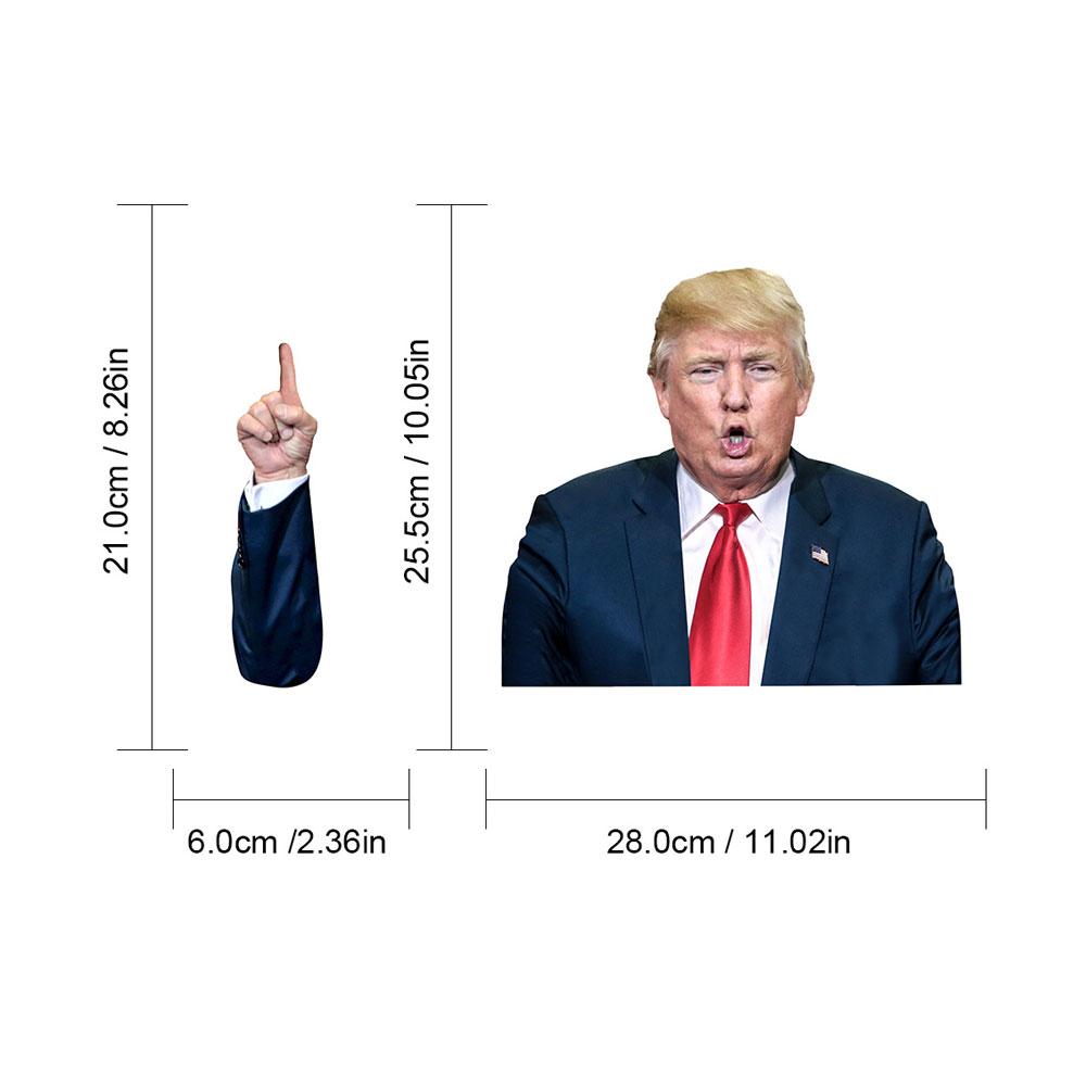 1 шт. новая наклейка на стеклоочиститель заднего стекла автомобиля Трамп президентские выборы универсальная наклейка для украшения автомобиля аксессуары для укладки