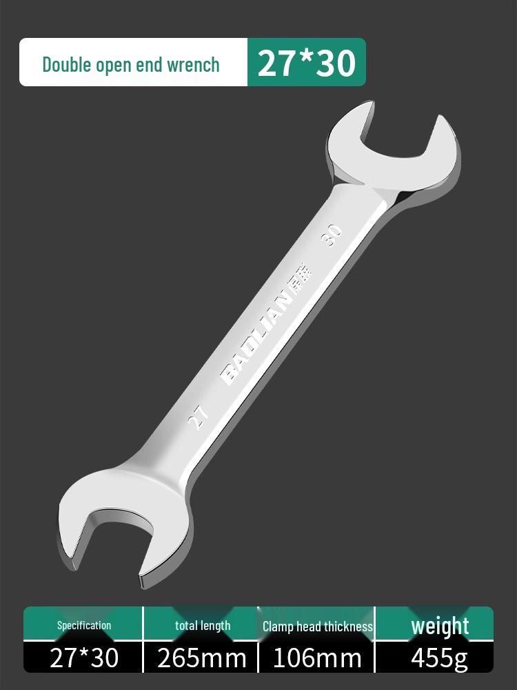 Набор двухсторонних рожковых ключей - Полированная поверхность, Маленький набор инструментов для дома, Помощник для гаек 8-10 мм