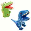 1Pc Frog Crocodile Shark Dinosaur Plush Hand Puppets Lifelike Triceratop Tyrannosaurus Rex Hand Puppets for Kids Adults Muppets