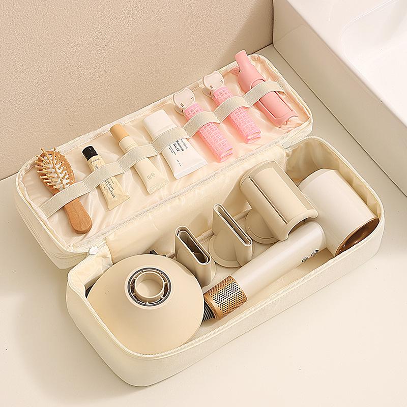 Large Capacity Carring Hair Dryer Storage Bag Dustproof Travel Case Multi-Pocket Organizer Pouch for Dyson Curling Hair Dryer