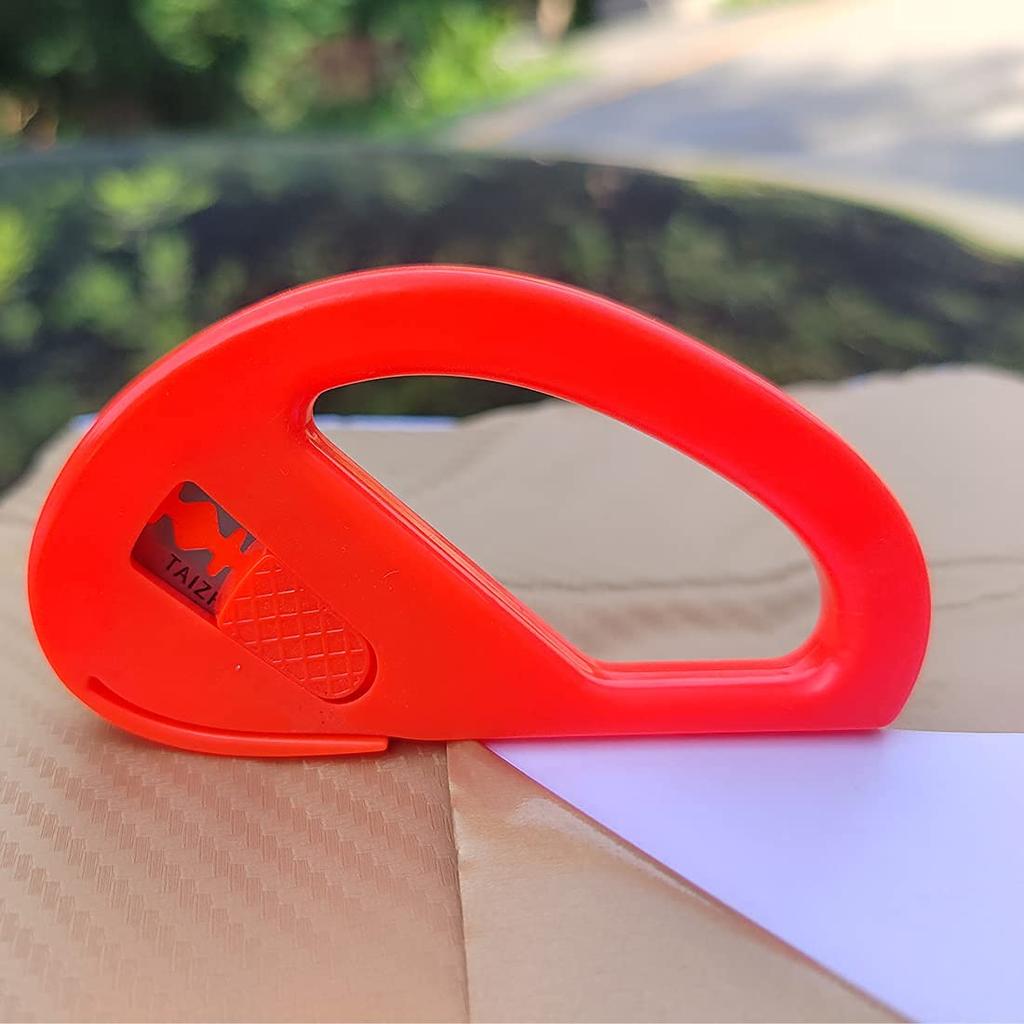 Vitzee Car Wrap Film Applicator Squeegee and Spatula Includes 10cm Film Felt 5 Replacement Felt Yellow Curved Rubber Wiper Paper 5 Replacement and