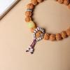 King Kong Bodhi Unisex High-Density Wenge Buddha Beads Bracelet - Fashionable Accessory