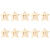 10 Pieces Christmas Tree Plywood Photo Frame Assortment Hotel Living Room Wall Star Hanging Decoration Assorted Kit