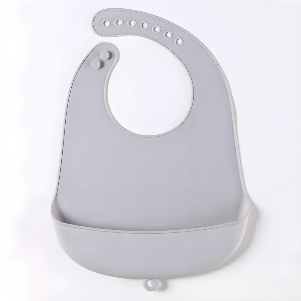 Baby Bib Adjustable Waterproof Bibs Babies Soft Edible Silicone Newborn Saliva Dripping Towel Drooling Children Scarf BPA Free