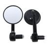 7/8 Inch Handlebar Aluminum Alloy Motorcycle RoundRearview Mirror Motorcycle Accessories Suitable For Coffee Racing Style