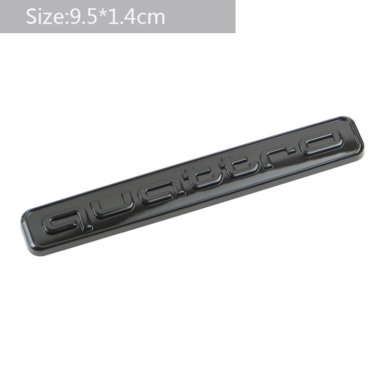 2026 Car Styling Logo Metal Sticker Body Trunk Decal For AN1 Quattro A3 A4 A6 A5 Q5 A1 Q7 Q3 TT S1 RS3 RS4 S3 S4 RS5 RS6 RS7 S5 S6