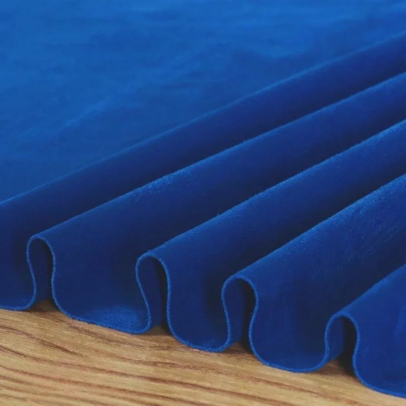 100x150cm Suede Fabric Stretch Double Microfiber for Costume Dresses Skirt Sewing Stretch Frosted Cloth Plain Material