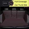 Индивидуальный коврик в багажник автомобиля 5D с полосками, полное покрытие, для Ford Focus хэтчбек 2019-2022 2012-2018 2006-2011, автомобильные аксессуары, ковер