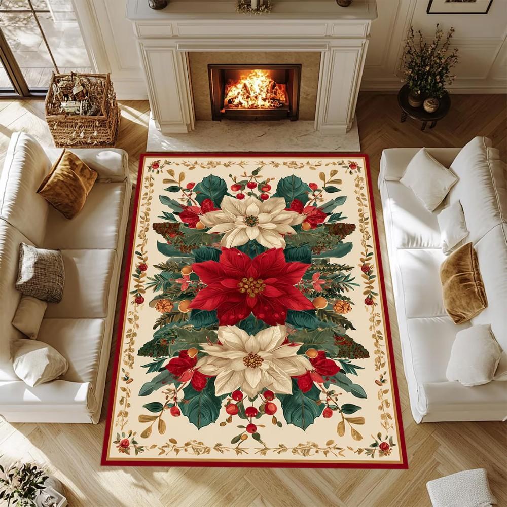 American Countryside Berries And Leaves Carpet Living Room Bedroom Entrance Ins Style Home Decor Floor Mats