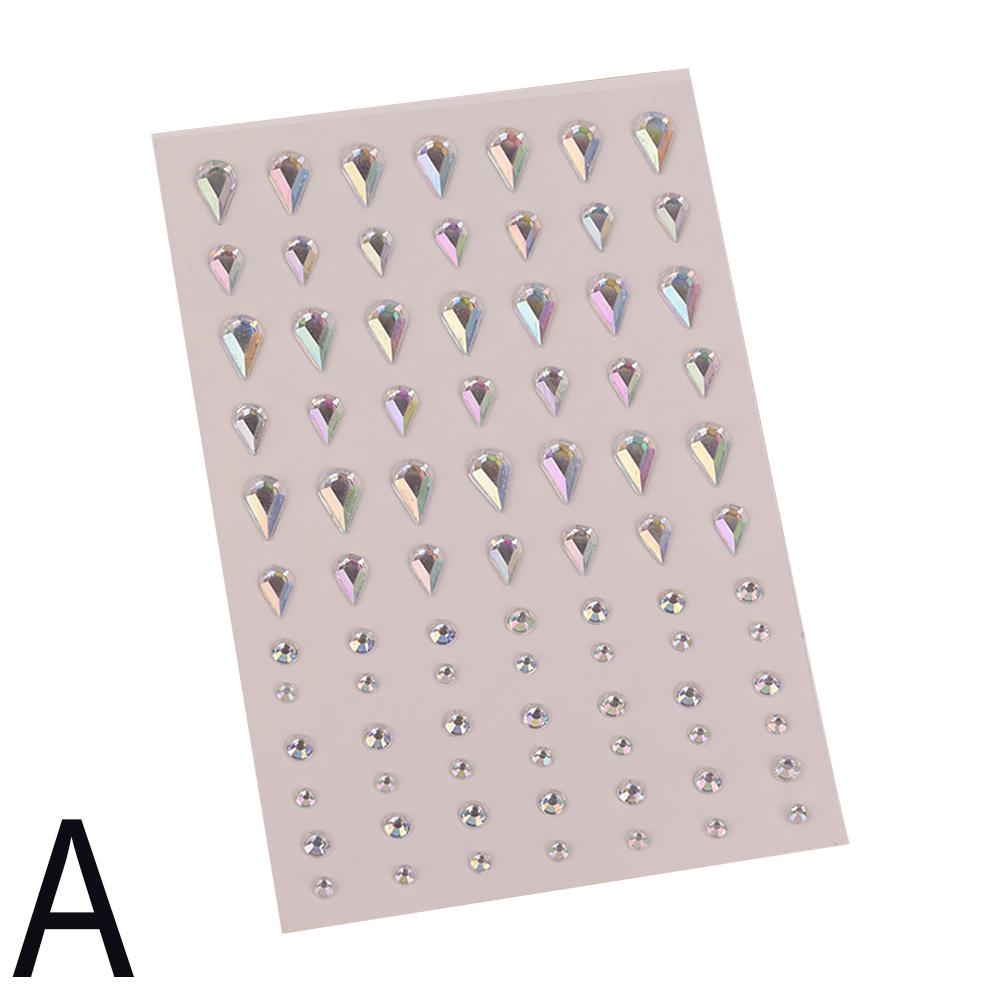 Butterfly Sticker Accessories Christmas Face Sticker Tear Stage Corner Eye Bright Face Makeup D L6Q1