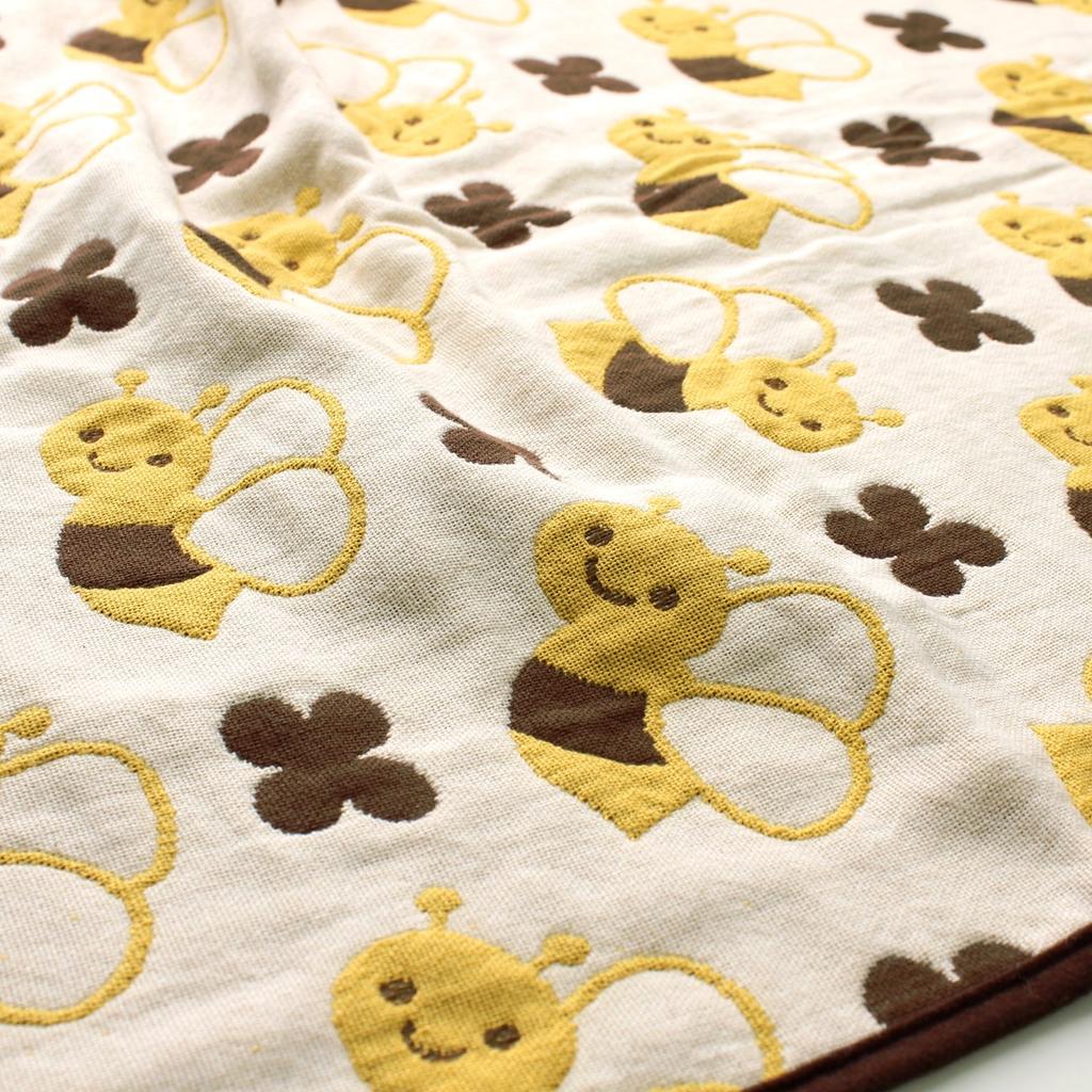 hiorie Made in Japan Gauze Baby Quarter Polar Bear Baby Gauze Baby Gift (Hiorie) 5-Layer Blanket, Size, Design, Blanket,