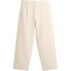 Pleated Decorative Straight Leg Striped Casual Pants Men Bottoms Off-White 5695817-712