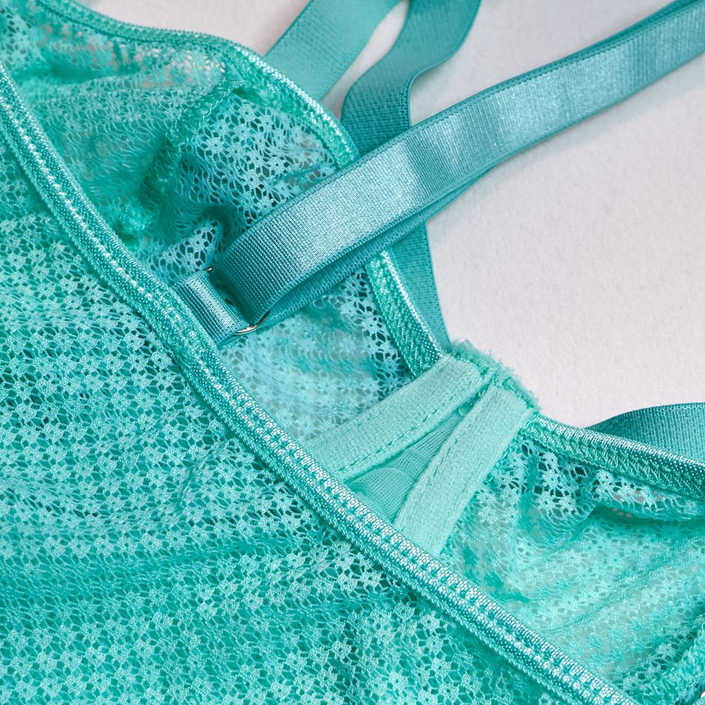 Новая мода кружевное боди тонкие комплекты нижнего белья со стальным кольцом