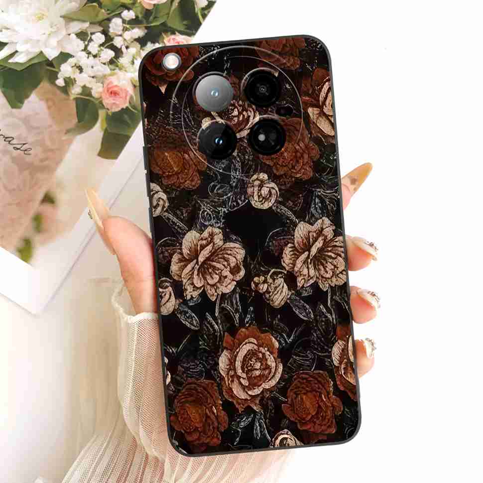 For Infinix Zero 40 4G X6860 Case Luxury Bow Painting Soft Silicone Back Cover For Infinix Zero40 ZERO 40 4G Phone Cases Bumper