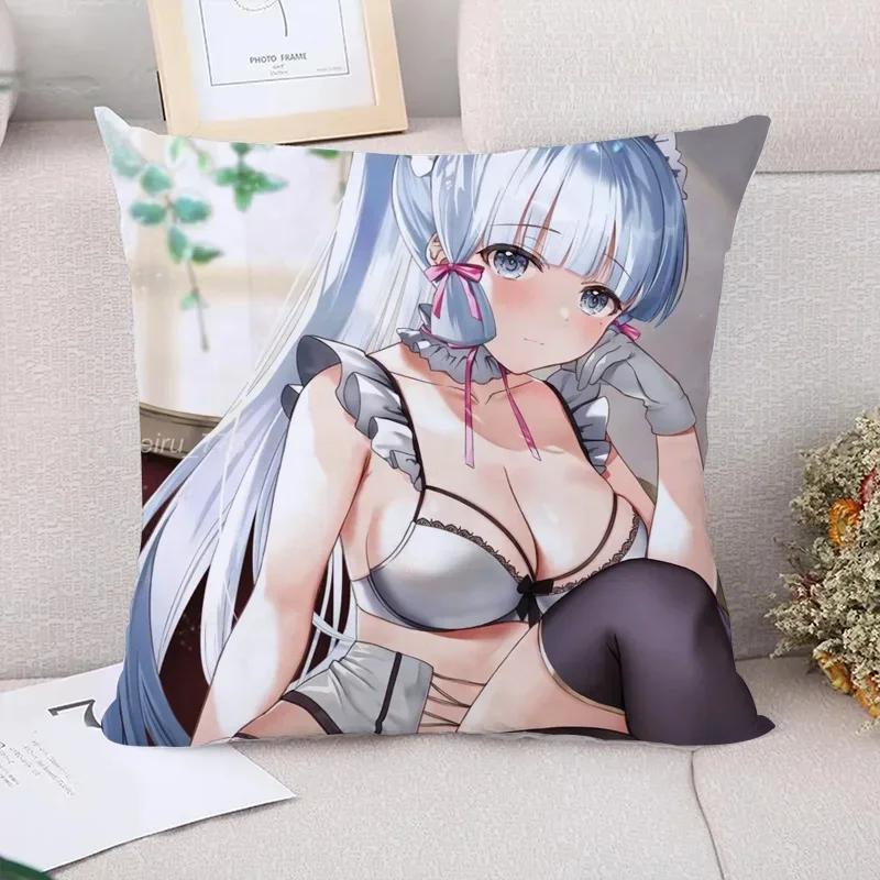 Декоративные подушки Genshin Impact для дивана, наволочки, роскошные наволочки, украшение для автомобиля, осенний декор, наволочки