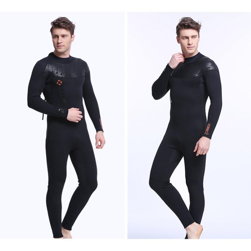3mm Full Body Wetsuit Men Women Chloroprene Neoprene Diving Surfing Snorkeling Winter Swimming UV Protection Thermal