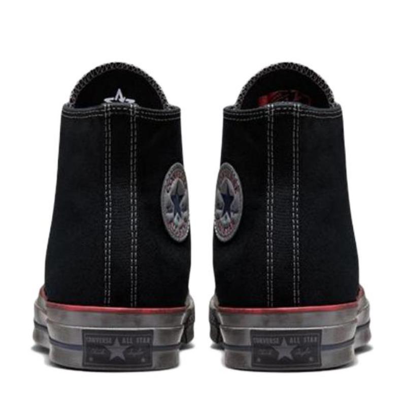 Converse Chuck 70 Chuck Taylor All Star Потертые Трендовые Высокие Эспадрильи Унисекс Черный