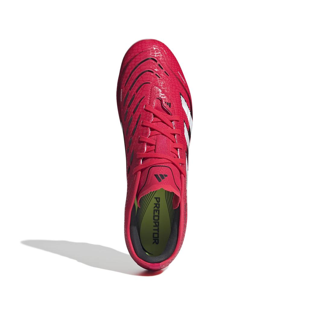 adidas Predator Pro Soccer Унисекс Lucid Black Размер HG/AG Шиповки, Взрослый, NLH38, Красный/Обувь Белый/Core (ID3825), 27.5cm