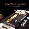 Yingtang Solid Black Ebony Automatic Tea Tray Set