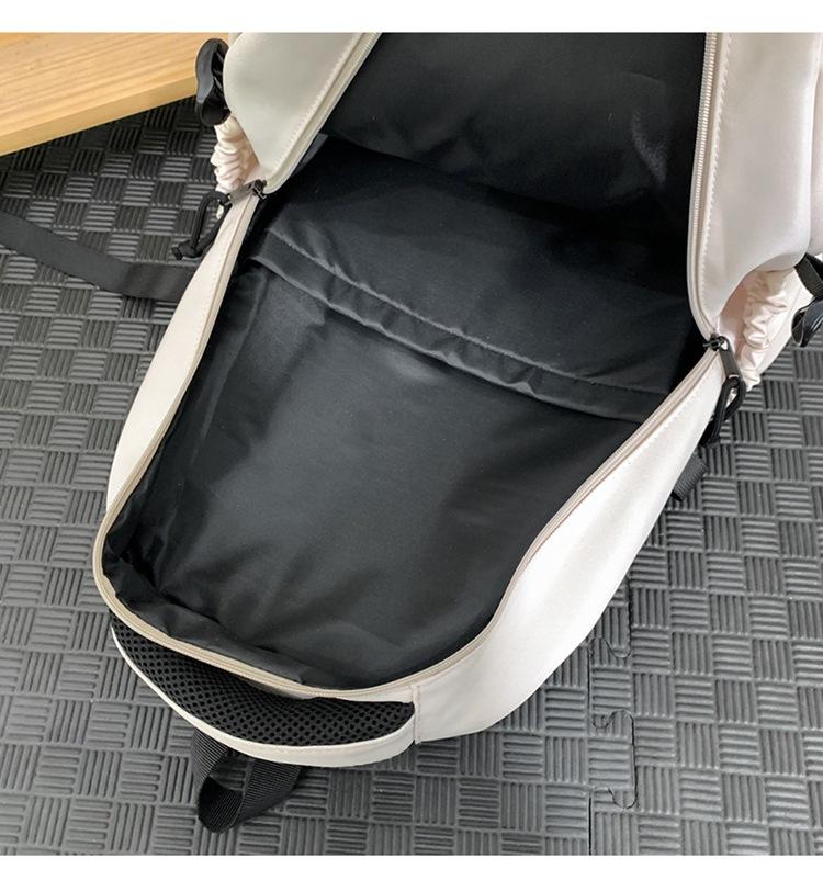 Однотонный школьный рюкзак для студента, женский, большой емкости, дорожный рюкзак, мужской рюкзак для компьютера