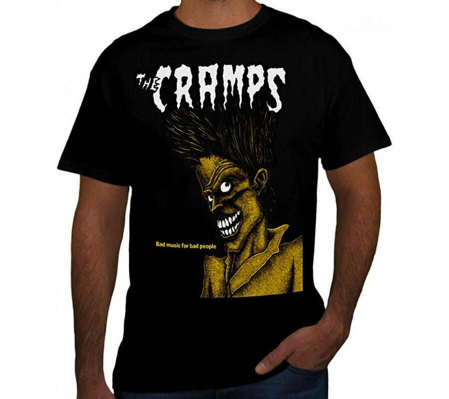 THE CRAMPS PUNK ROCK Black T Shirt