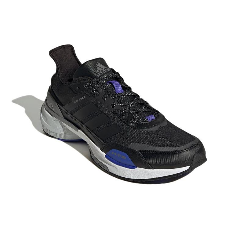 adidas Mts Удобные Модные Нескользящие Износостойкие Низкие Марафонские Беговые Кроссовки Унисекс Черные Синие HQ6109