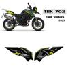 TRK 702 X Stickers For Benelli TRK 702X 2023 Motorcycle 3D Gel Epoxy Sticker Tank Pad Protection TRK 702 X Tank Decals